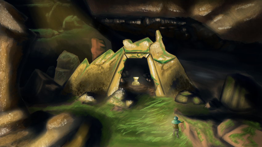 temple ruins hiding a hidden truth